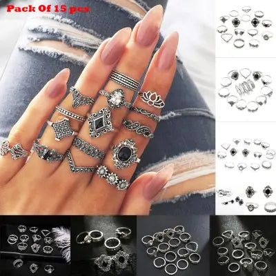 Trendy rings set for girls